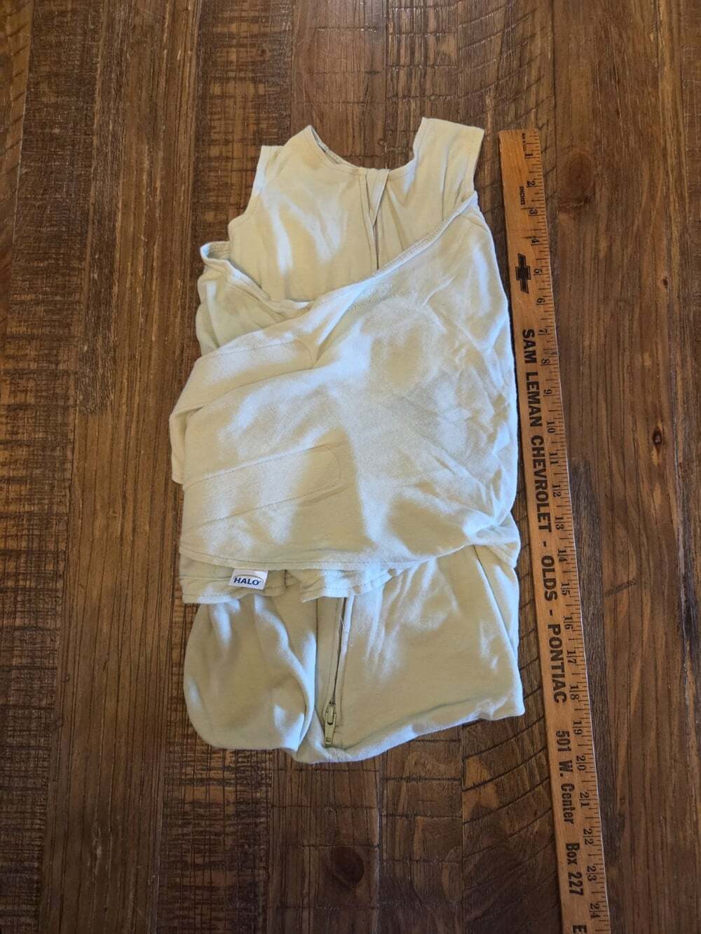 Halo Back Is Best Sleep Sack Swaddle Blanket Size NB 0-3 Months Light Green